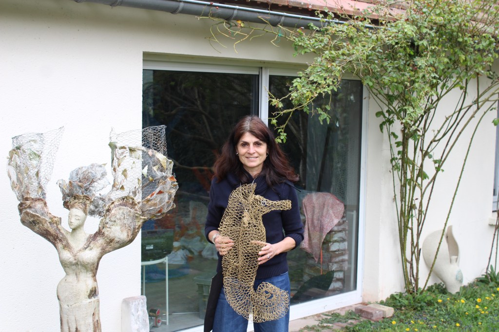 &laquo;&nbsp;Les gens d&rsquo;ici&nbsp;&raquo;: Odile Moulin, artiste sculptrice à&nbsp;Pierres